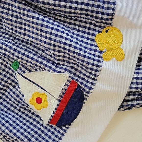 Vintage Samara Seersucker 3 PC Baby Set 24 Months - Picture 2 of 10